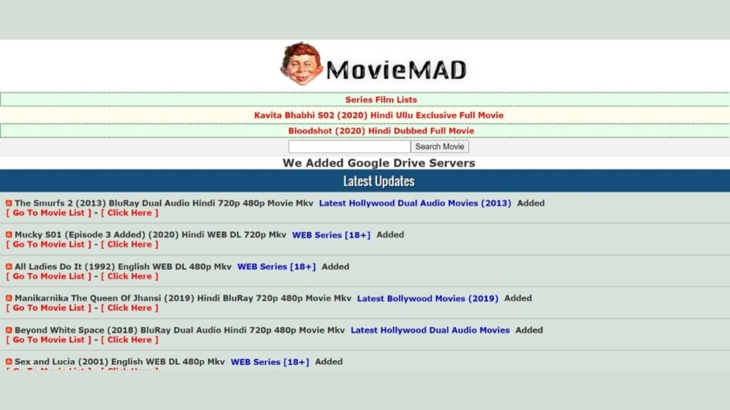 MovieMad – Download Hollywood Dual Audio Hindi Dubbed Movies