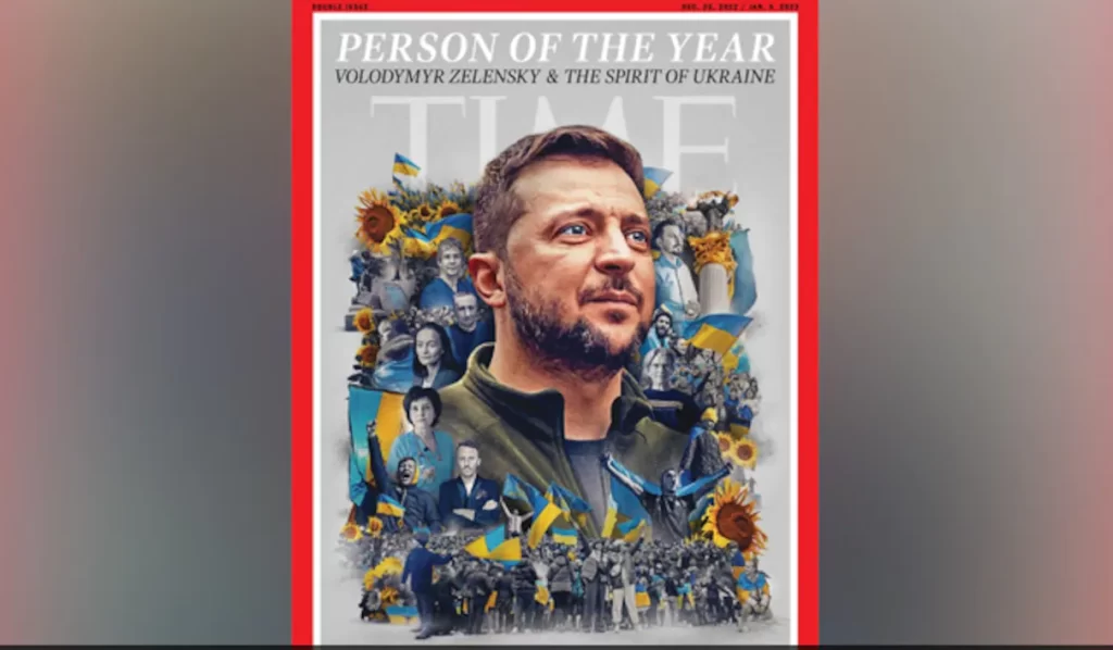 "Russophobic": Russia On Volodymyr Zelensky's TIME Magazine Award