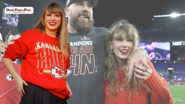 Travis Kelce and Taylor Swift Shares “Rom-Com” Moment on Eras Tour show