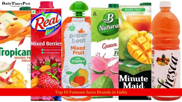 Top 10 Famous Juice Brands in India